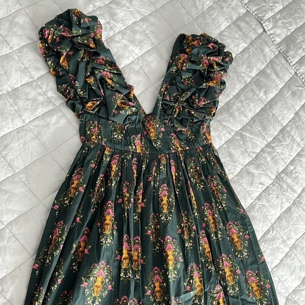 Agua by Agua Bendita Calatea Remedios Maxi Dress - Size M - Brand New - Picture 3 of 7
